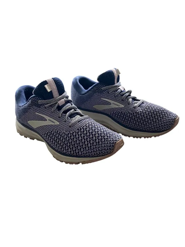 Brooks Womens Revel 2 Running Shoes Blue/Purple Size 8.5 Workout Gym Athletic - Image 2