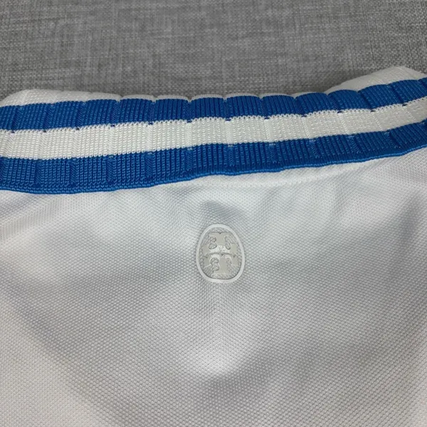 Tory Sport Polo Shirt Womens Medium White Sleeveless Striped Collar Athletic - Image 9