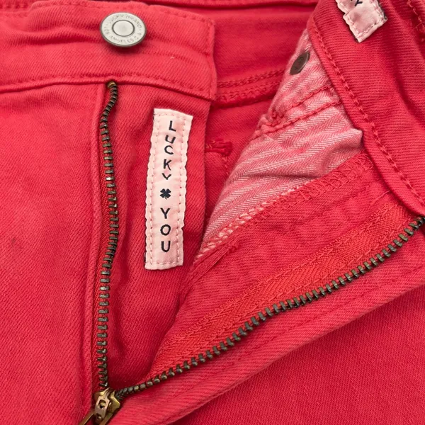 Lucky Brand Bridgette Skinny Jeans Women 6/28 Red‎ Stretch Ankle Indie Minimal - Image 8