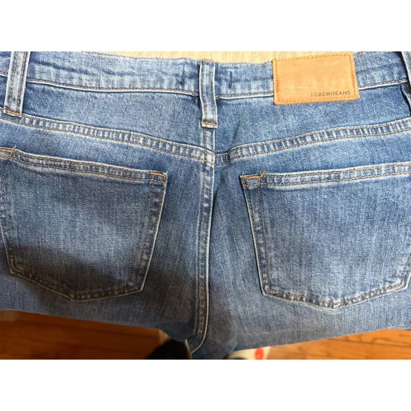 J.Crew Slim Broken In Boyfriend Jeans Distressed Light Blue Wash Denim Sz 27 - Image 8