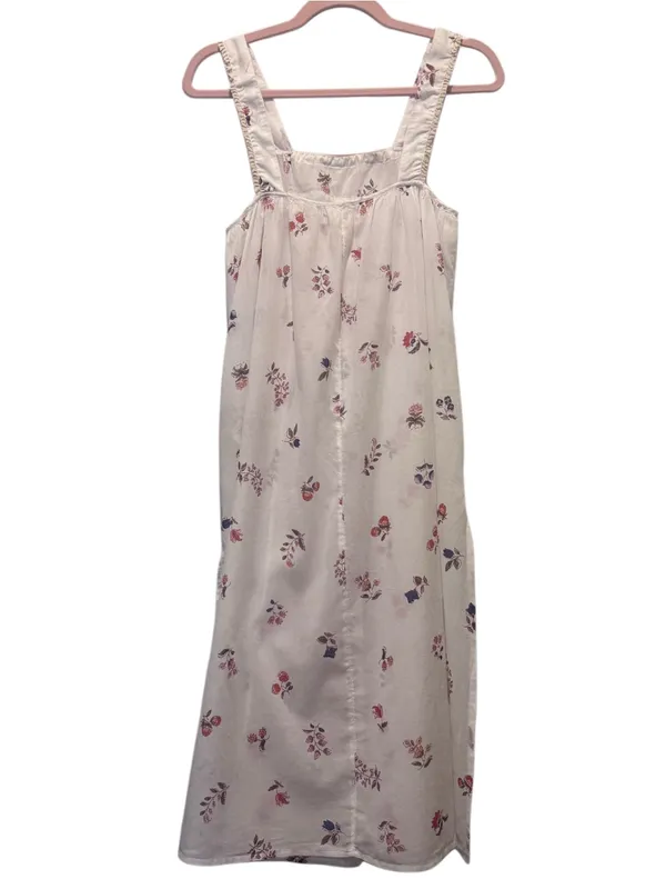 Free People White The Way Back Floral Print Maxi Top /Dress Cotton Embroidery XS - Image 6