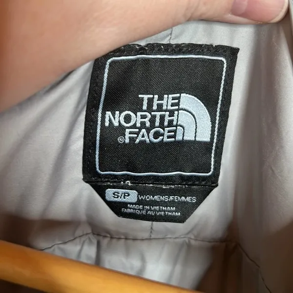 The North Face PrimaLoft Quilted Insulated Full Zip Jacket Cream Women’s Small - Image 13