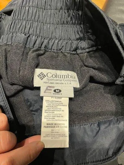 Columbia Snow pants skipants Zip side full length winter sports outdoor active athletic Bibs - Image 3