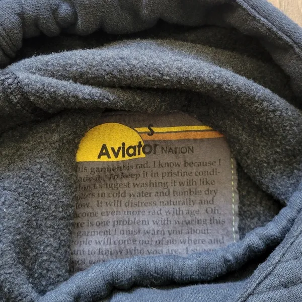 Aviator Nation Ninja Cotton Blend Hoodie - Image 6