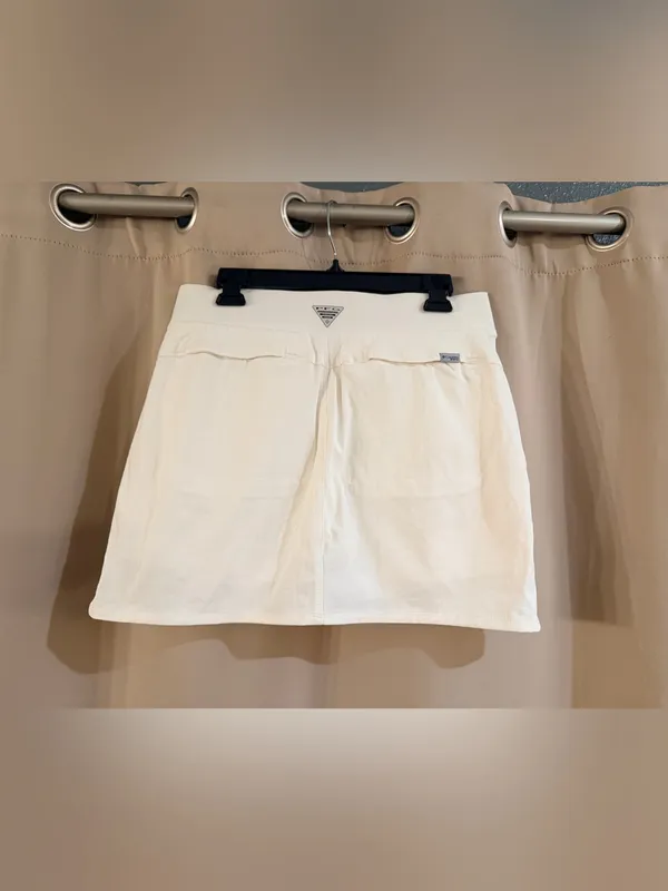 Columbia Golf White A-Line Skirt  with Pockets - Image 2