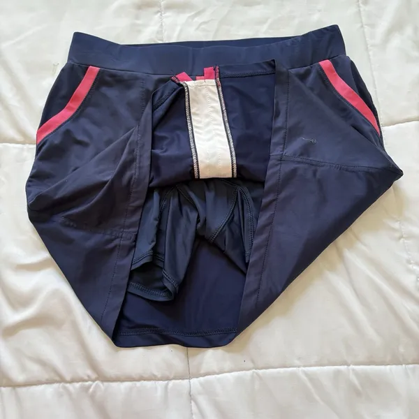 Belyn Key Skirt Skort Womens Small Blue‎ Tennis Golf Pickleball Preppy Pockets - Image 3