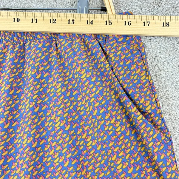 Toad&Co Sunkissed Weekend Skort Size L blue Print UPF50 Hiking Travel Outdoor - Image 7