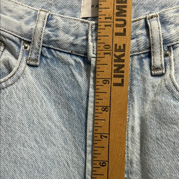 PacSun High Rise Dad Jeans Light Wash Straight Leg 90s Model Off Duty Siz 25 NWT - Image 10