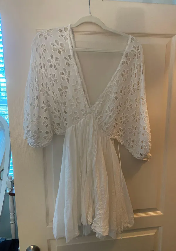 White Boho Dress - Image 2