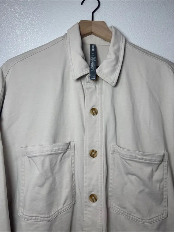 Vuori Mackenzie Shirt Jacket - Ivory/Cream size M/L - Image 3
