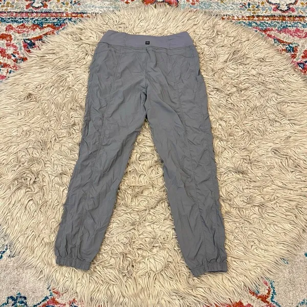 PrAna gray nylon pants size small - Image 5