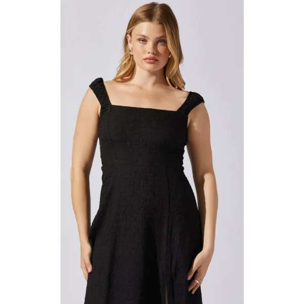 ASTR‎ the Label Crinkle Maxi Dress Size Medium - Image 4