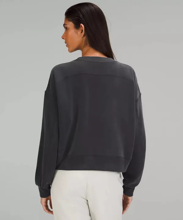 Lululemon Softstreme Crew - Gray, Size 2 750E - Image 2