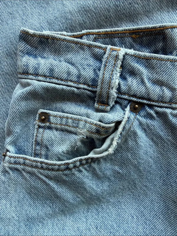 Levis Orange Tab Student Faded Vintage Jeans Made in USA Size 29x28 - Image 4