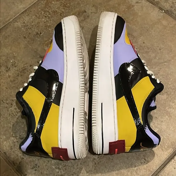 Nike Air Force 1 Shadow Sisters Dark Sulfur Sneaker Shoe Womens Sz 9 DO6114-700 - Image 8