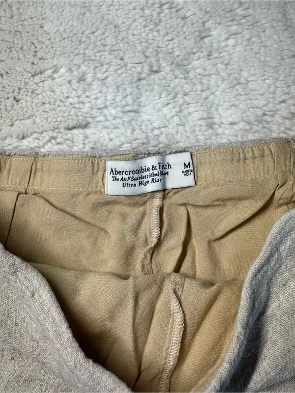 Abercrombie & Fitch Linen + Viscose Mini Skort - Image 3
