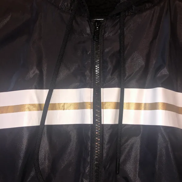 PINK Black Bomber Jacket - Image 6