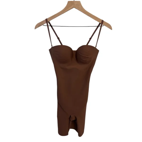 Skims Body zoned underwire mid- thigh bodysuit Small Jasper New Authentic - Image 5