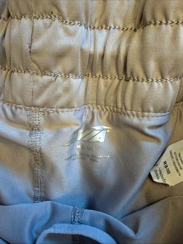Avia Light Beige Leopard Print Women’s Shorts - Image 2