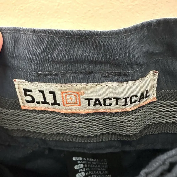 5.11 Tactical Stryke Pants Womens 6 Dark Navy Cargo Straight Leg Workwear - Image 2