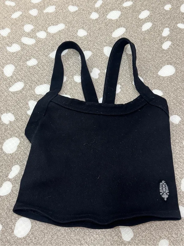 FP Movement All Clear ribbed cami tank top cropped logo scoop neck free people - Image 6