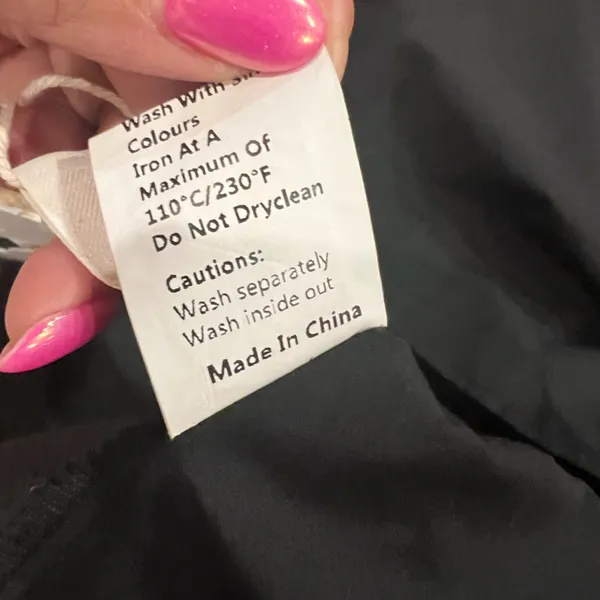 COMMENSE Leisure Pockets Long Sleeve Long Dress COLOR - Black, size large NWT - Image 12
