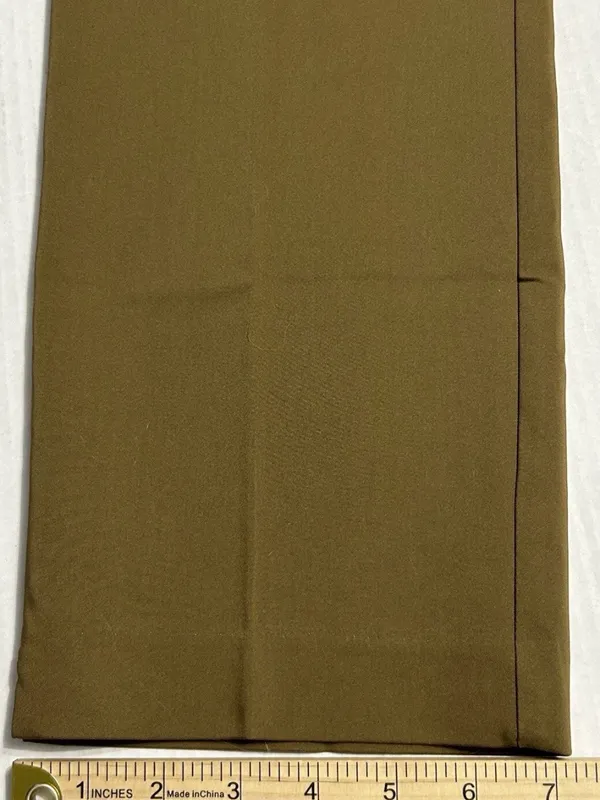 Marycrafts Olive Green Tailored Dress Pants Flat Front Trouser Slacks Women's L - Image 4