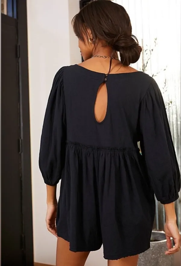 Free People Beach Black Romper - Image 12