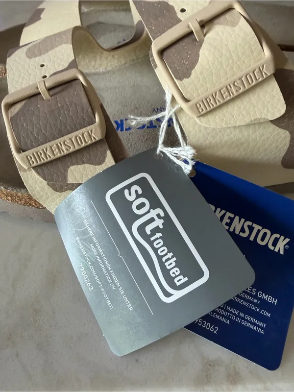 Birkenstock NEW Unisex Arizona Soft Footbed Sandal Size 38 aka 7 or 5 #267007 - Image 7