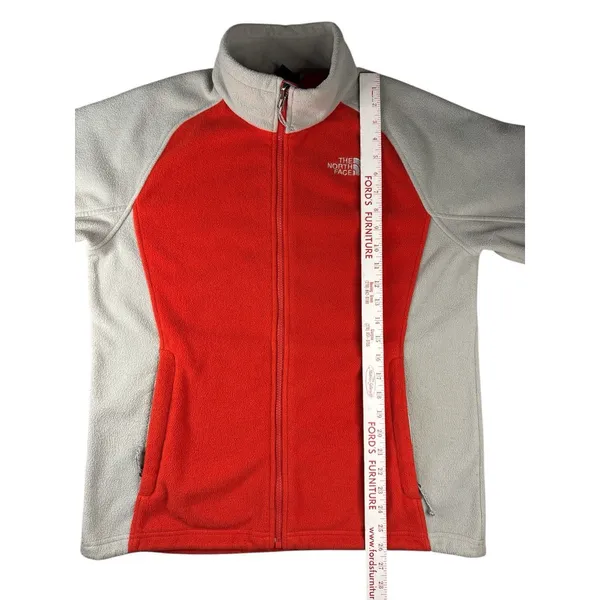 The North Face Khumbu Full Zip Jacket Red‎ Gray Women’s Large Outdoor Hiking - Image 8