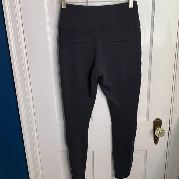 Athleta Delancey Moto Black Tight Legging Pant W-800 Sz S - Image 12