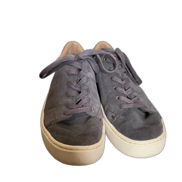 TOMS Lenox Suede Low‎ Top Sneakers Charcoal Grey Womens Size 7.5 Casual Shoes - Image 2