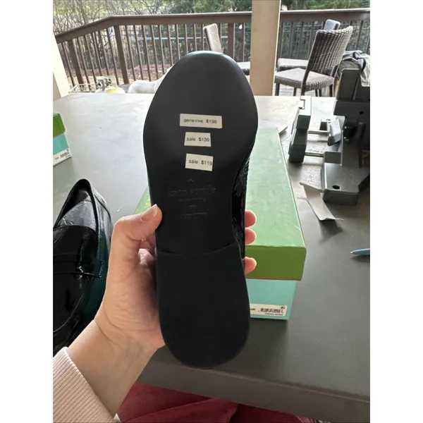 Kate Spade New York Genevieve Black Loafer Z3009‎ Women's Size 8 M!! - Image 10