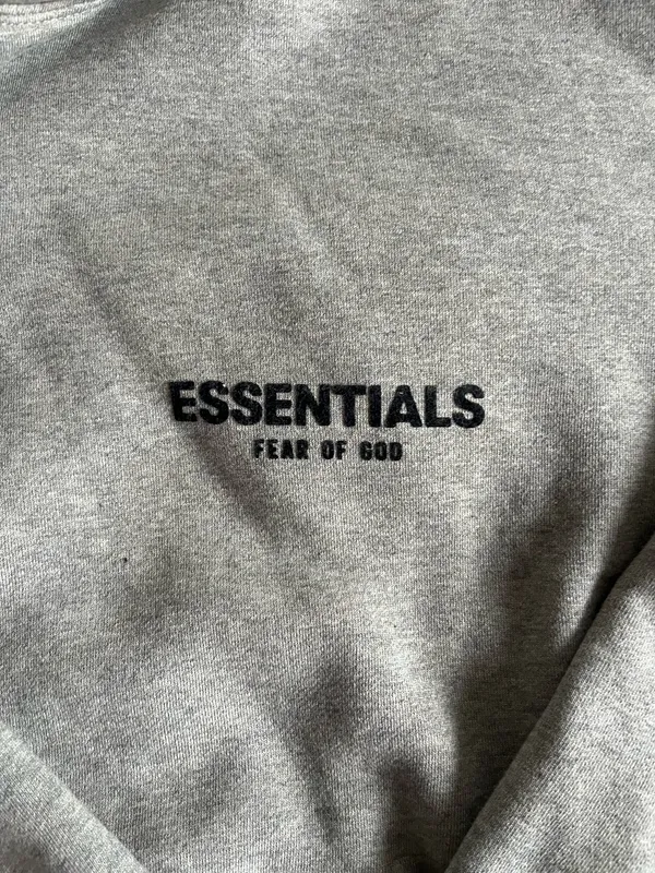 Essentials Fear of God Hoodie Oatmeal - Image 3