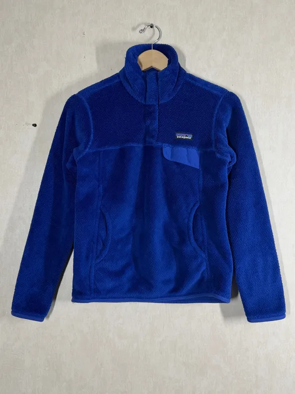 Patagonia Women's Re-Tool Snap-T Pullover Fleece Jacket in Harvest Moon Blue S - Image 2