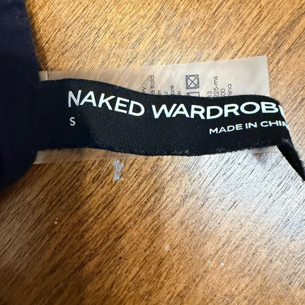 Naked Wardrobe Closed Toe Pantyhose Leggings Black Size Small - Image 11