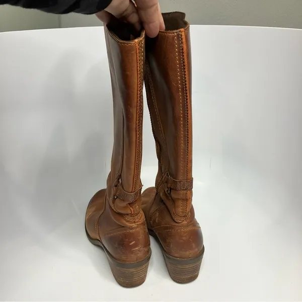 Teva Foxy Tall leather boots cognac leather size 6.5‎ - Image 9