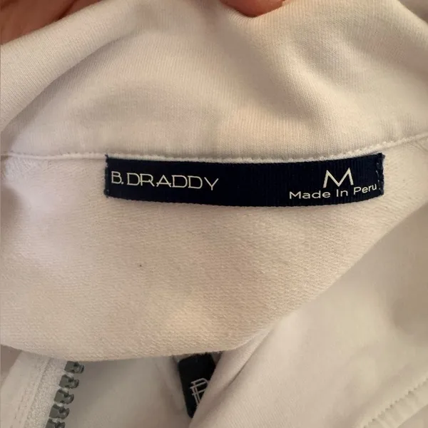 B Draddy Women's white Siobhan Sweatshirt logo* - Image 4