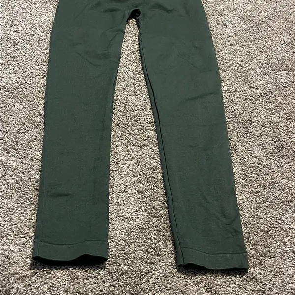 BLANQI Dark‎ Green Women’s Belly Support Maternity Leggings XL - Image 3
