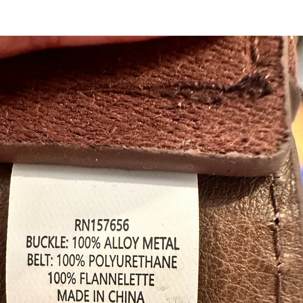 8 Other Reasons Suedette Studded Belt in Brown 43" - Image 16