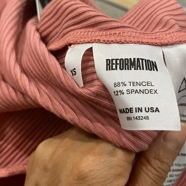 Reformation pink bodysuit NWT - Image 6
