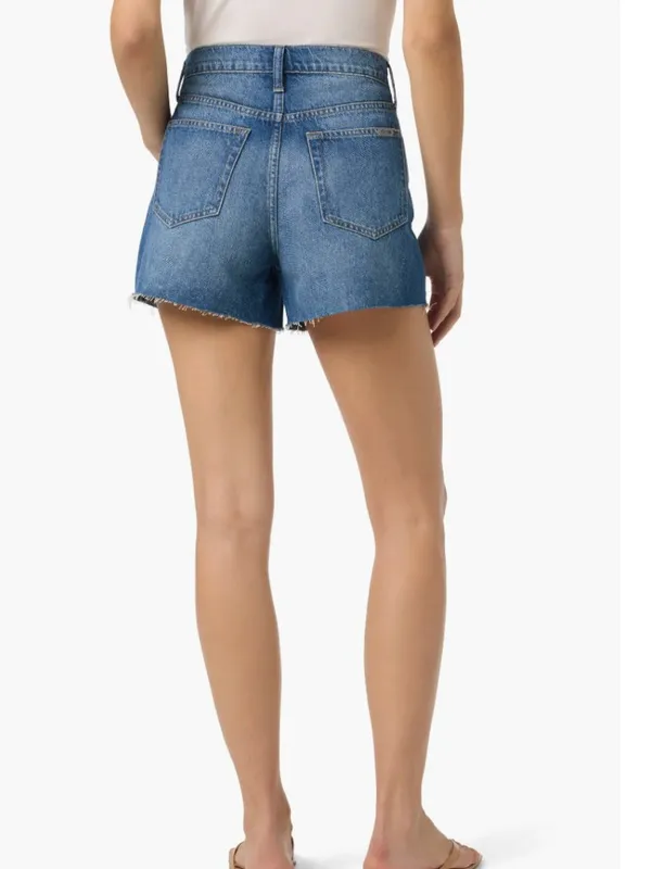 NWT $170 Joe's Raw Hem High Waist Relaxed Denim Shorts 30, DIXIE - Image 4