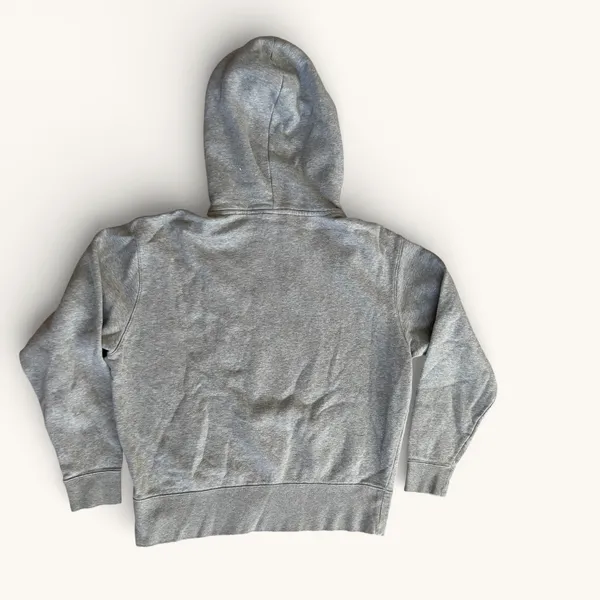 Nike Hoodie‎ XS Gray Pullover Sweatshirt Minimal Logo Unisex - Image 4