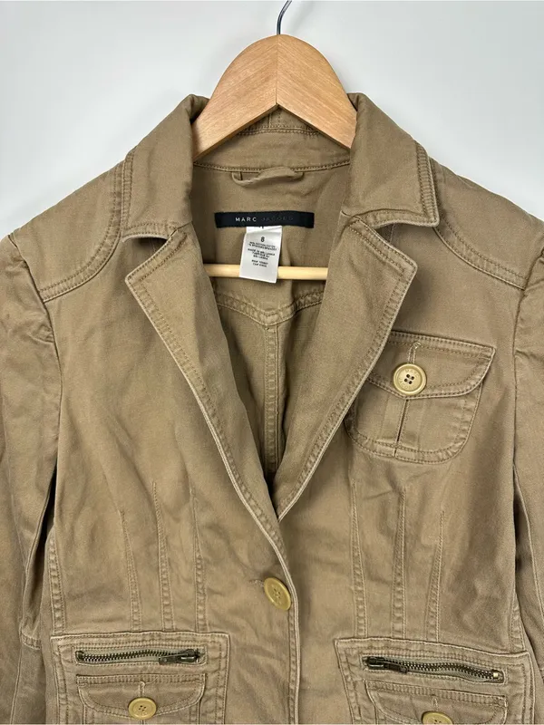 Marc Jacobs Utility Khaki Blazer - Image 3