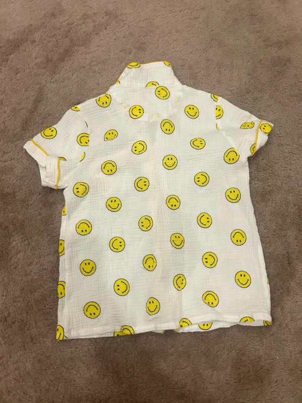 Sassy Shortcake Smiley Dreams Pajama Set Small Preppy Yellow - Image 9