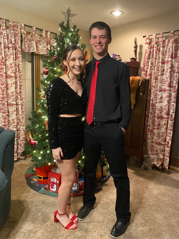 ️Short Formal Dress️ Black - Image 2
