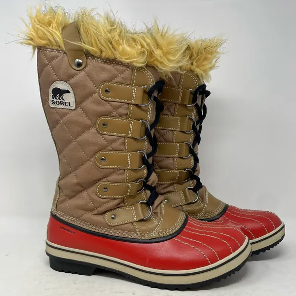 Sorel Tofino Joan Trail Boots Womens Size 8 Autumn Bronze Waterproof - Image 3