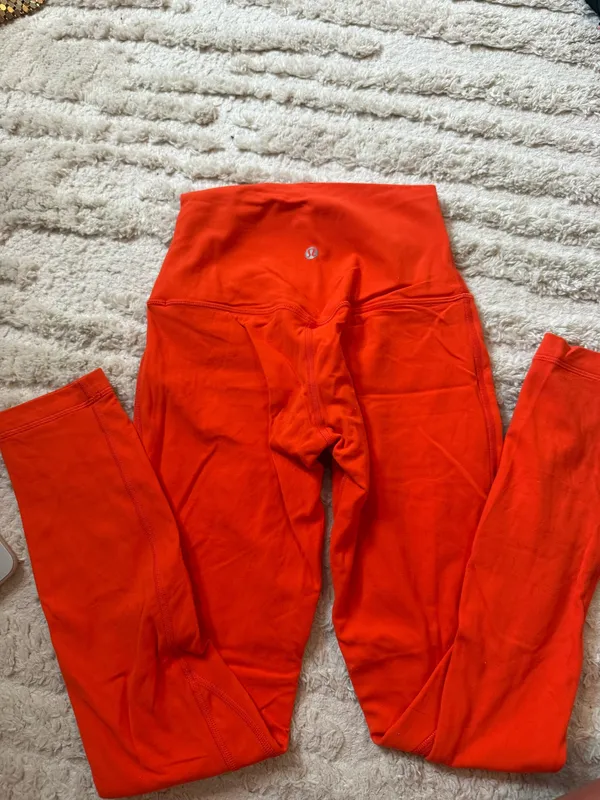 Orange Lululemon Align Leggings 25" - Image 2