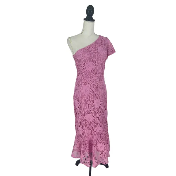 Shoshanna Antonella One-Shoulder Dress‎ - Image 9