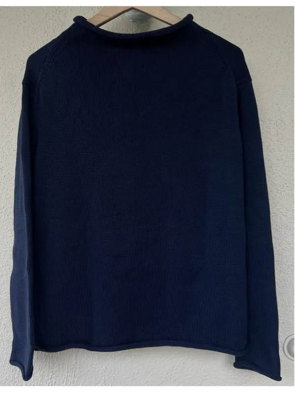 TUCKERNUCK Cotton Rollneck Americana Sweater Navy Academia Prep Thick Old Money - Image 9